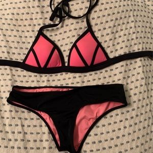 PINK Victoria’s Secret Neon Pink Bikini